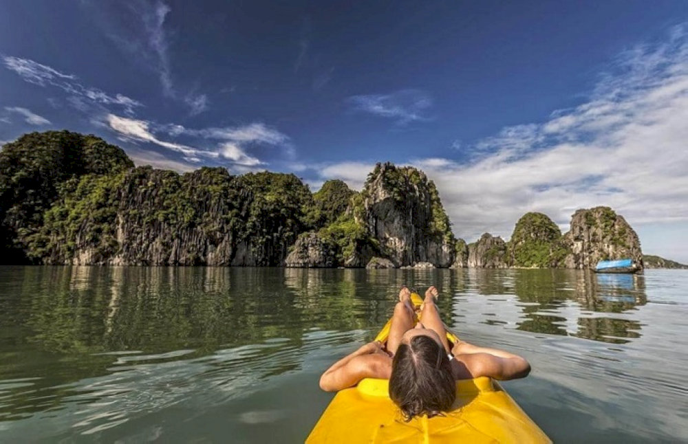Explore Van Boi Island by kayak